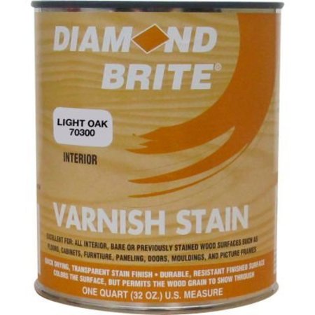 DIAMOND BRITE Diamond Brite Oil Varnish Stain Paint, Light Oak 32 Oz. Pail - 70300-4
